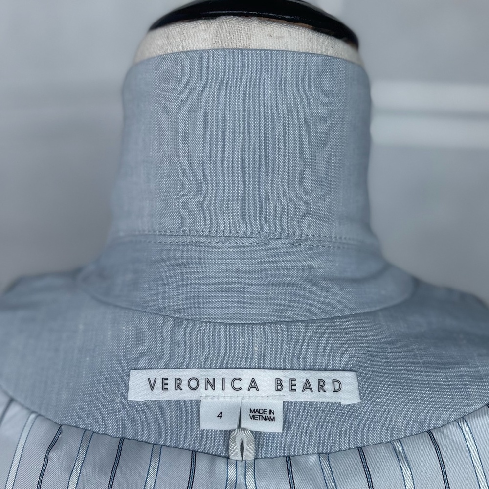 Veronica Beard Heather Vapor Aaliyah Dickey Jacket sz 4 - Picture 8 of 13